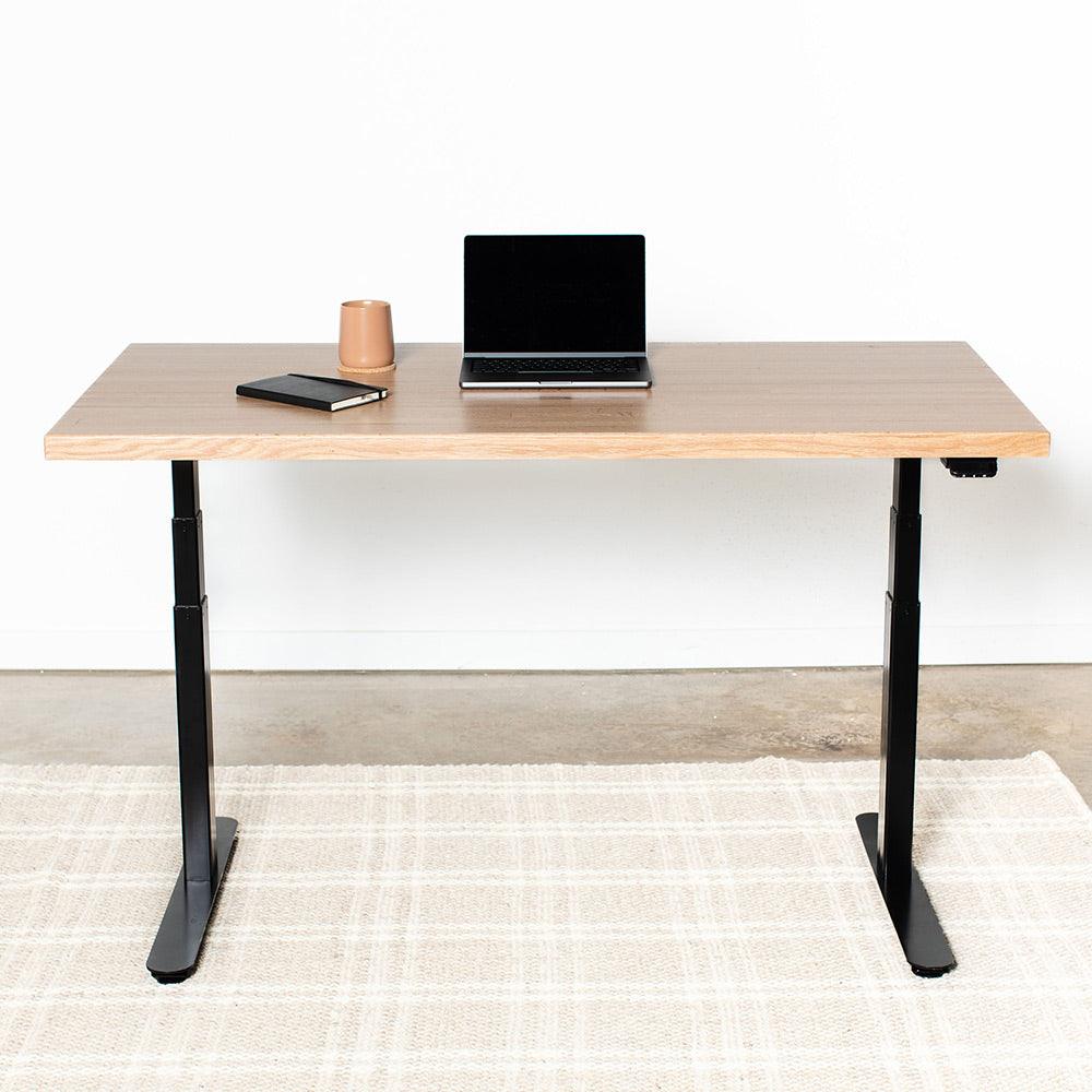 Lander Standing Desk - Butcher Block - iMovR