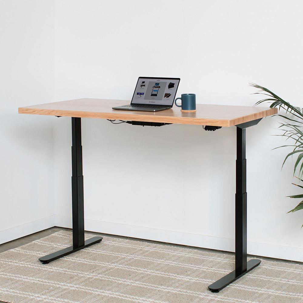 Lander Standing Desk - Butcher Block - iMovR