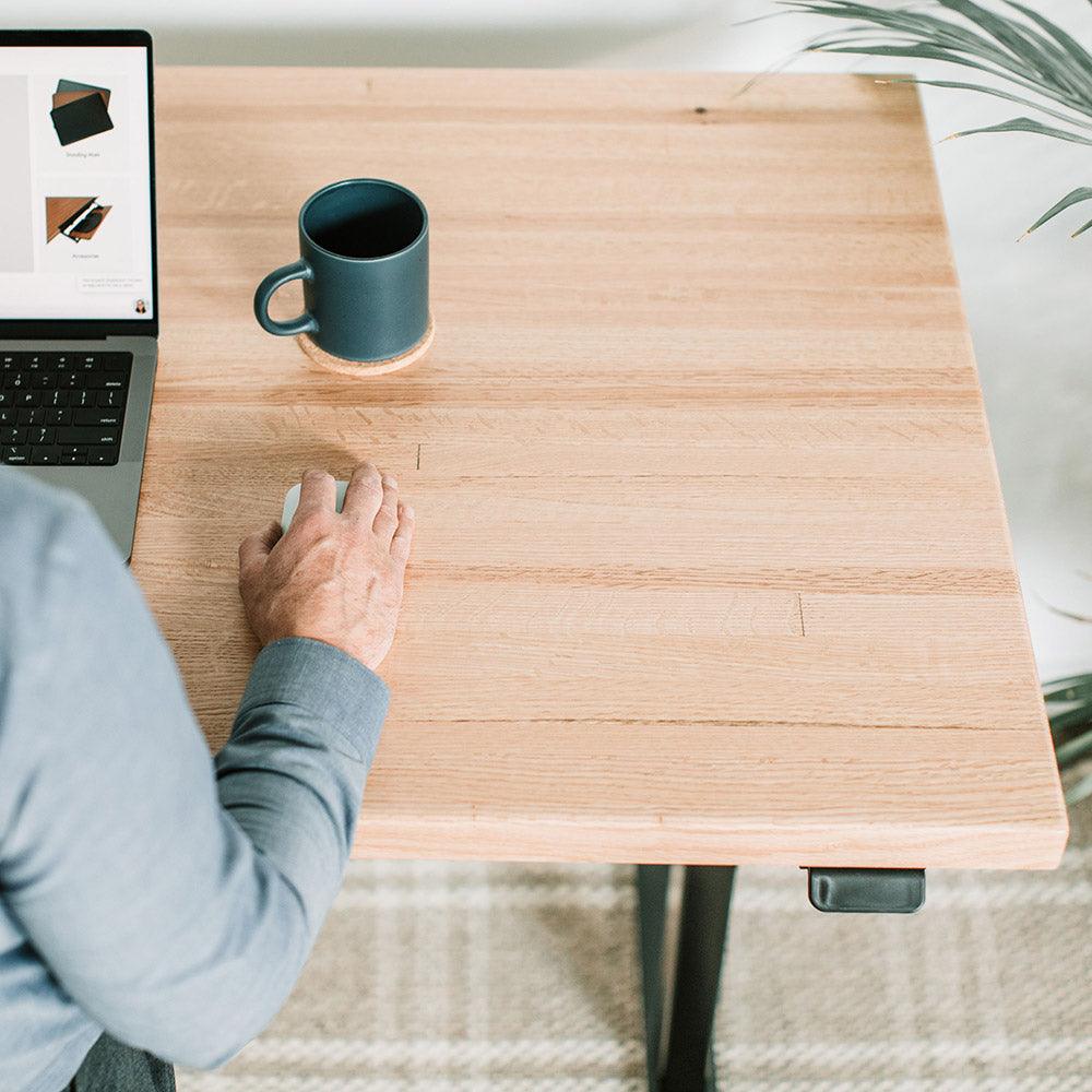 Lander Standing Desk - Butcher Block - iMovR