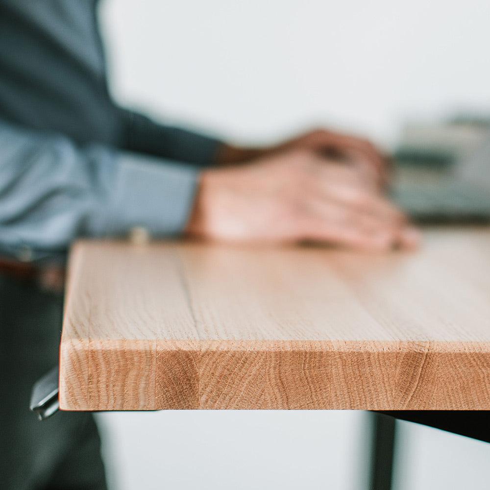 Lander Standing Desk - Butcher Block - iMovR