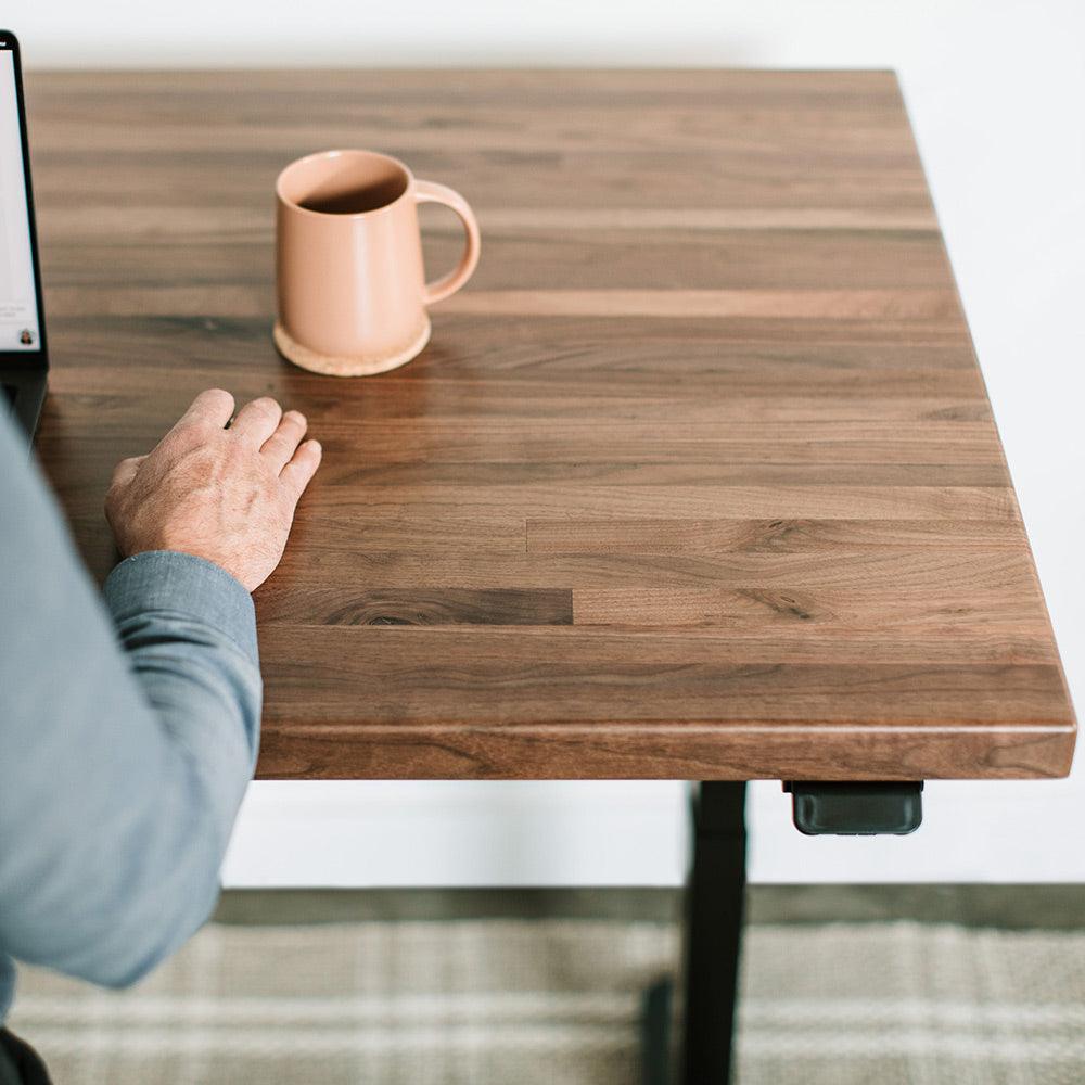 Lander Standing Desk - Butcher Block - iMovR