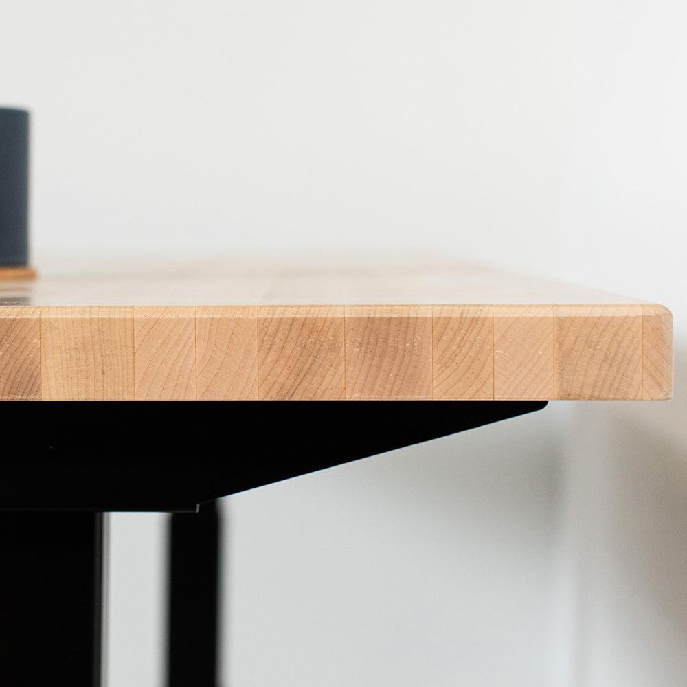 Lander Standing Desk - Butcher Block - iMovR