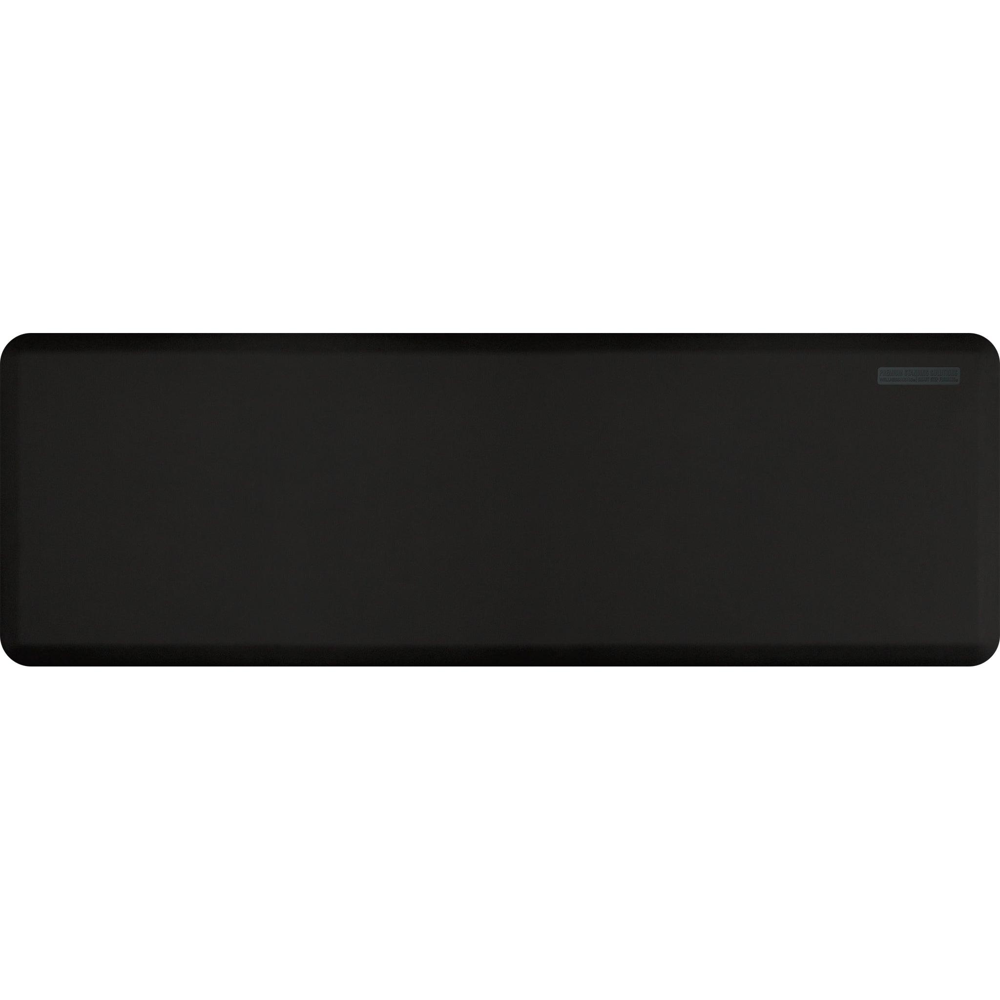 EcoLast Premium Standing Mat, black, 6′ × 2′