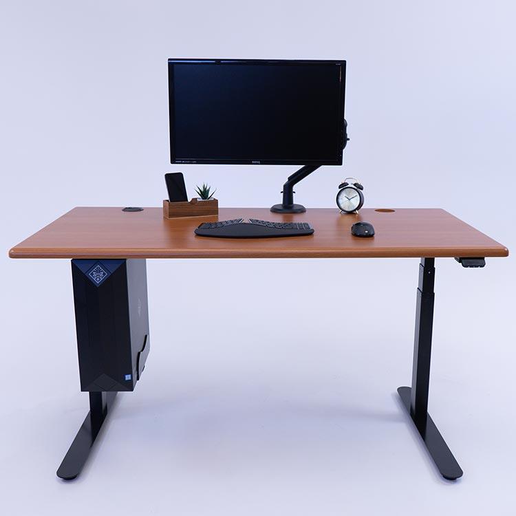 iMovR CPU Holder installed on Lander Standing Desk