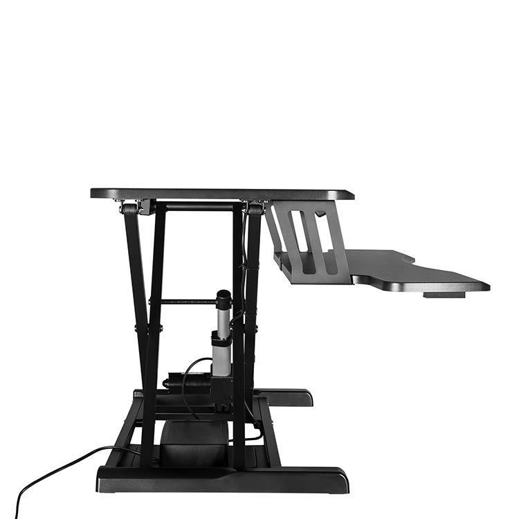 Flexus E Standing Desk Converter at top height.