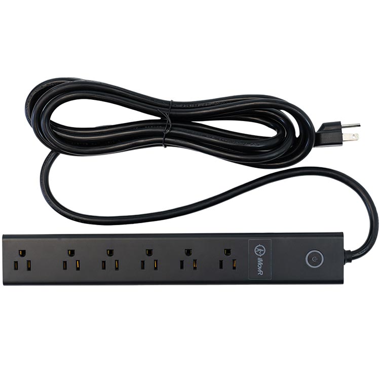 Tucker 6-Outlet Power Strip with Surge Protection