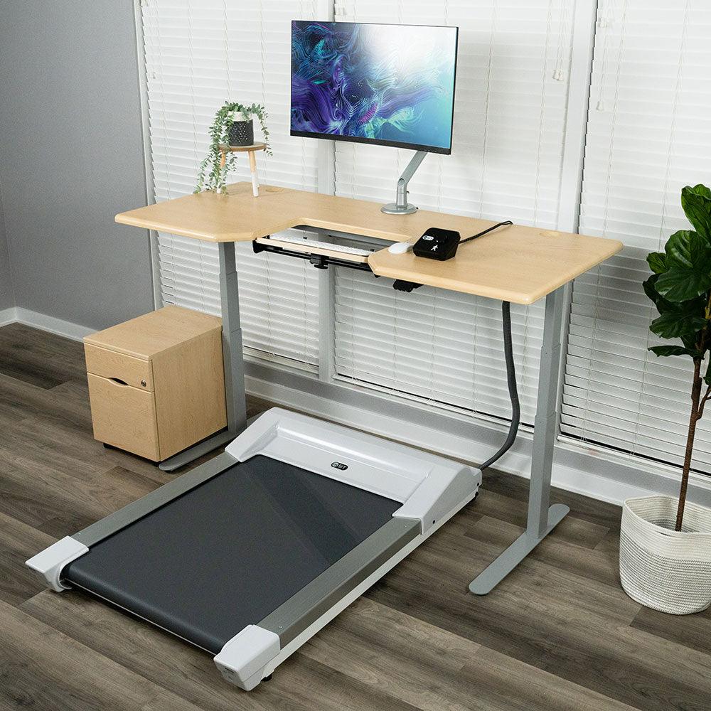 Lander Standing Desk with SteadyType - 3D Laminate - iMovR