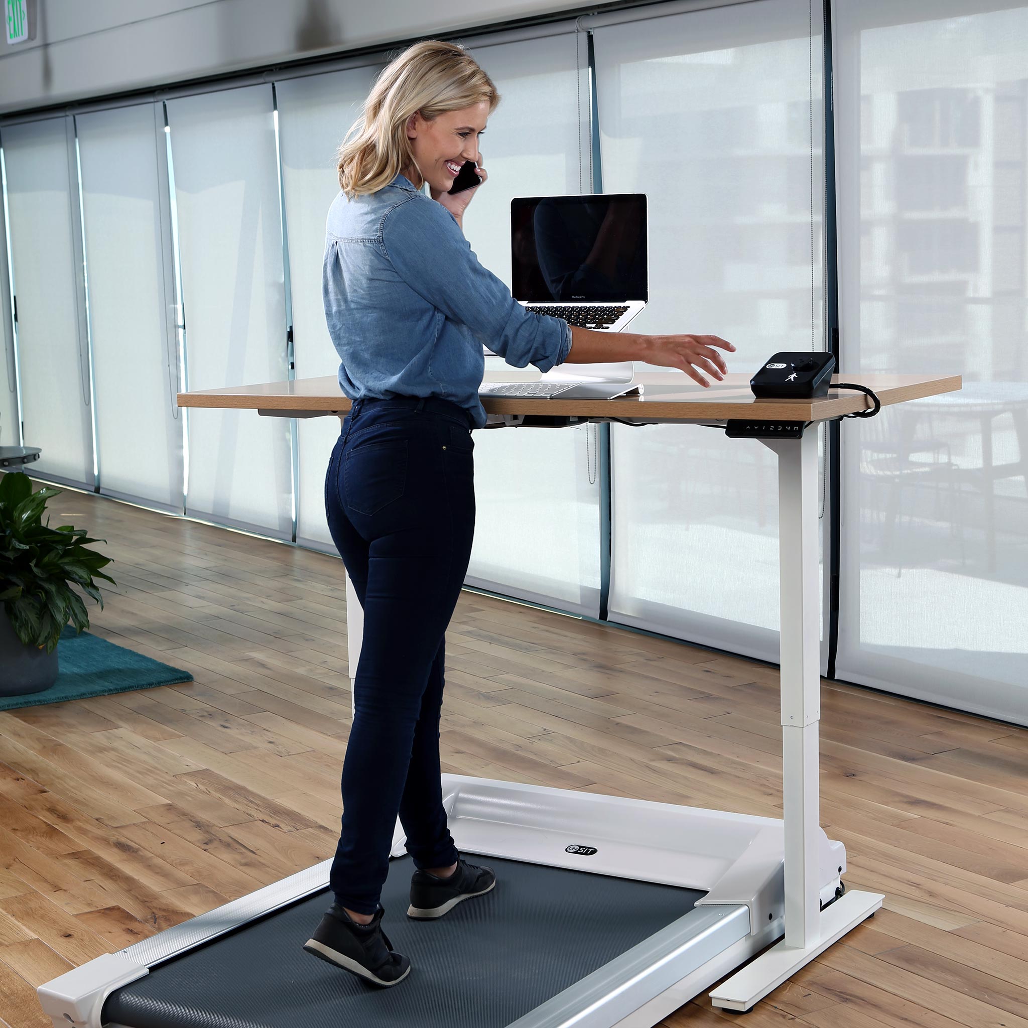 Getting Work Done at an Unsit Treadmill Desk