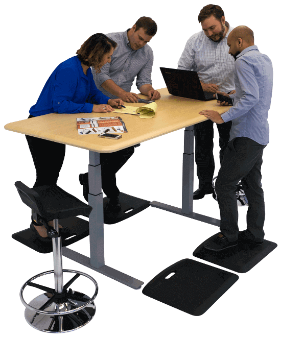 iMovR Synapse Adjustable-Height Conference Tables