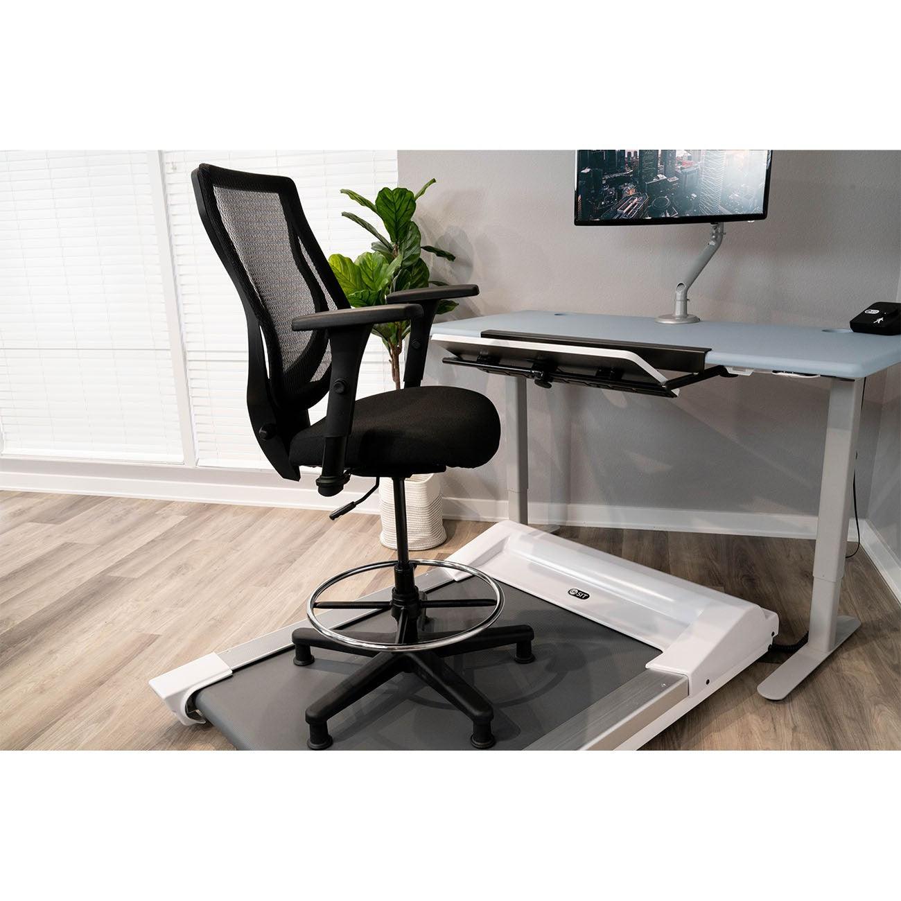 McHale TreadTop StableChair on the Unsit Office Treadmill, Right View